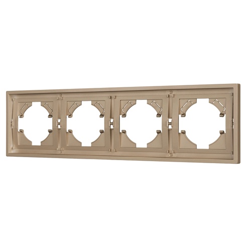 Рамка пластиковая FRM-TENDO-PL-4-GD (Arlight, -)