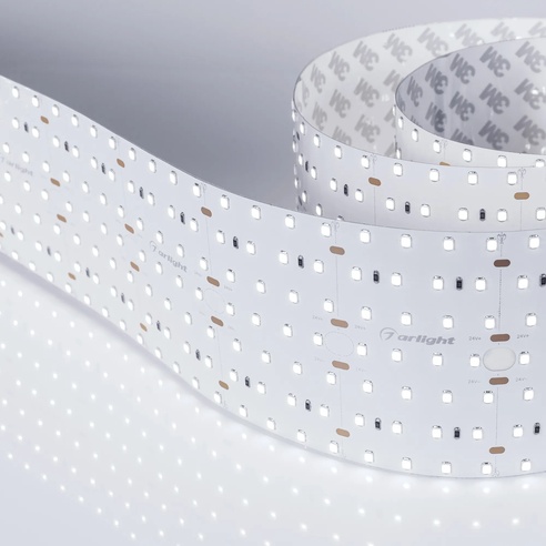 Лента светодиодная S2-2500 24V White 6000K 85mm (2835, 560 LED/m, LUX) (Arlight, 40 Вт/м, IP20)