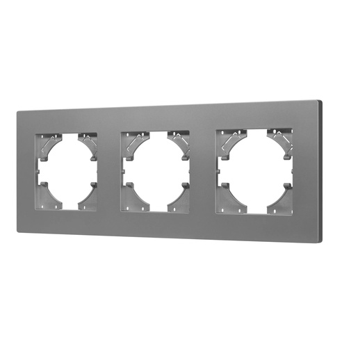 Рамка пластиковая FRM-PERIO-PL-3-GR (Arlight, -)