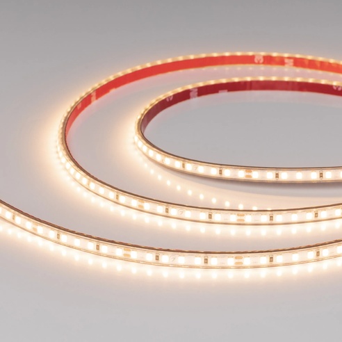 Лента герметичная RTW-PS-A140-7mm 24V Warm3000 (10 W/m, IP67, 5m) (Arlight, CRI>90)