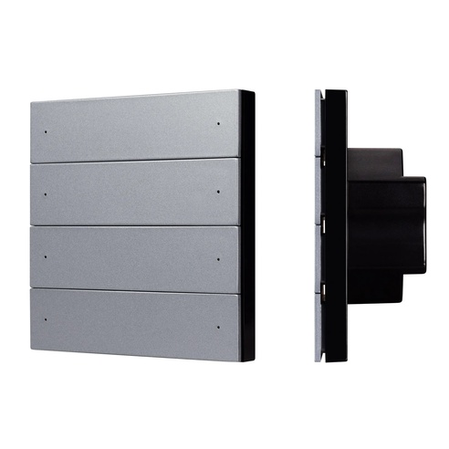 INTELLIGENT ARLIGHT Кнопочная панель SMART-ZB-801-22-1G-8SC-MULTI-IN Silver (230V) (IARL, IP20 Пластик, 5 лет)
