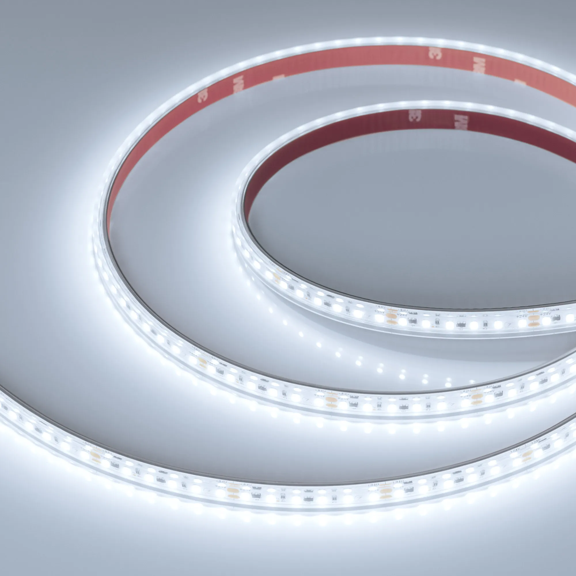 Лента герметичная IC-PS-A120-10mm 24V White6000 (9.6 W/m, IP67, 2835, 10m) (Arlight, стабилизированная) - изображение товара