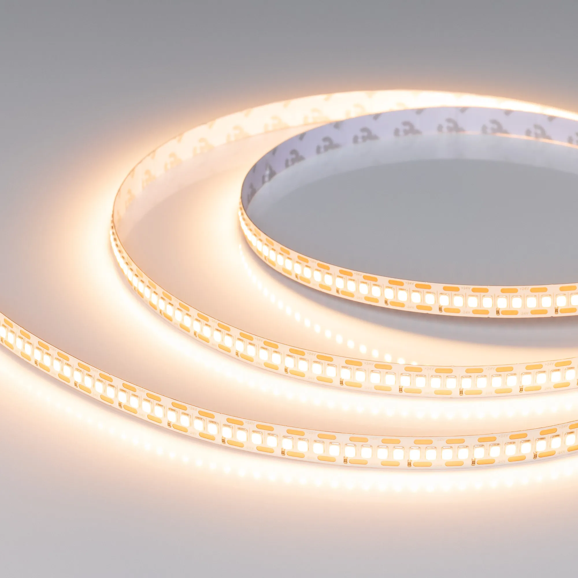 Лента FC-A240-10mm 24V Warm2700-CX1 (24 W/m, IP20, 5m) (Arlight, резка 1 светодиод) - изображение товара